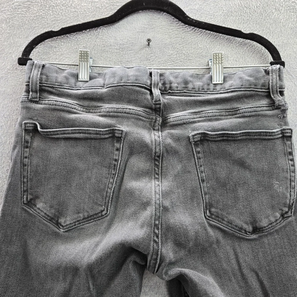 Banana Republic Men Jeans 32X32 Gray Denim Straight Button 32